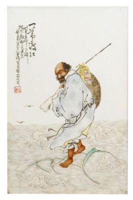  Bodhidharma Crossing the Yangtze River – An Exploration of Tranquility and Dynamic Brushstrokes!